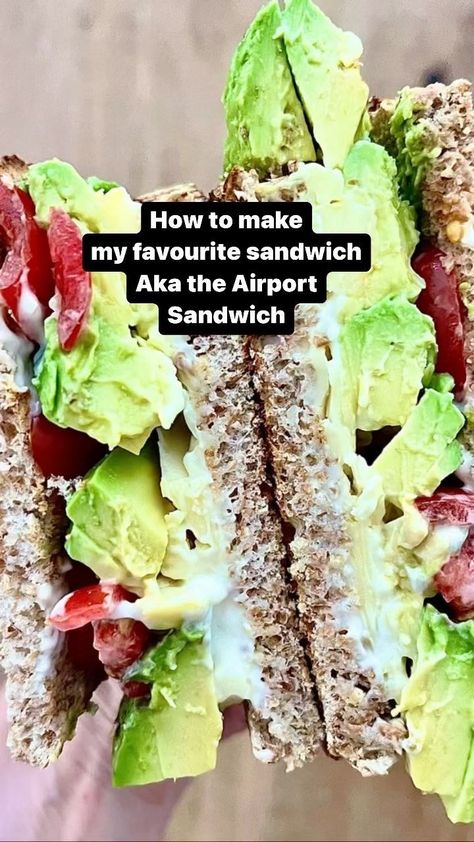 Airport Sandwich // tomato, avocado, sharp cheddar, fig jam, mayo Ezekiel Bread Sandwich, Airport Sandwich, Vegetarian Sandwich Recipes, Ezekiel Bread, Tomato Avocado, Ham Sandwiches, Vegetarian Sandwich, Fig Jam, Best Sandwich