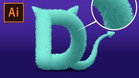 How to Create Realistic 3D Fur Effect in Adobe Illustrator Tutorial - YouTube Photoshop Illustration Tutorial, Blend Tool, Adobe Illustrator Tutorial, Photoshop Tutorial Typography, Adobe Design, Adobe Tutorials, Illustrator Design Tutorial, Adobe Illustrator Tutorials, Adobe Creative