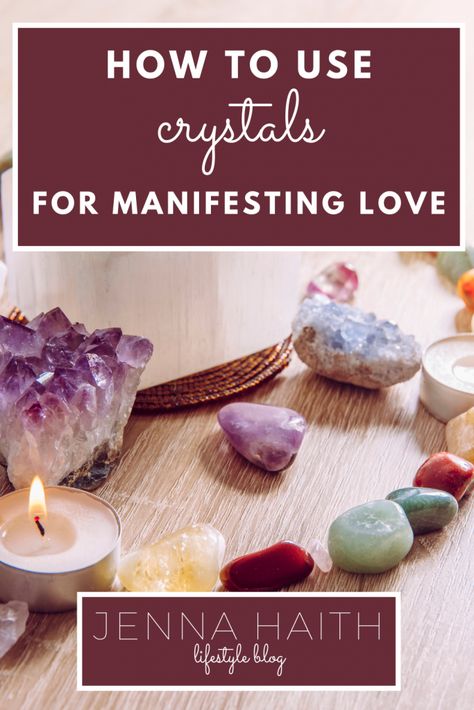 Learn how to use crystals for manifesting love, what crystals are best for manifesting love and what crystals attract love. The post How To Use Crystals For Manifesting Love appeared first on Jenna Haith Lifestyle. Crystals For Manifesting Love, Crystals To Attract Soulmate, Crystals For Attracting Love, Manifest A Boyfriend, Crystals For Manifesting, First Date Conversation, Manifest Soulmate, Attract Girls, Manifesting Love