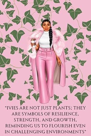 Strength of Ivies Notebook Journal | Alpha Kappa Alpha inspired | Perfect gift for Sorority members Happy Akaversary Soror, Alpha Kappa Alpha Crafts, Greek Board, Aka Gifts, Aka Apparel, Alpha Kappa Alpha Paraphernalia, Alpha Kappa Alpha Sorority Paraphernalia, Aka Sorority Gifts, Strong Black Woman Quotes