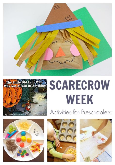 Preschool Scarecrow, Preschool Harvest, November Crafts For Kids, November Lesson Plans, Harvest Activities, Harvest Theme, October Activities, November Activities, November Crafts