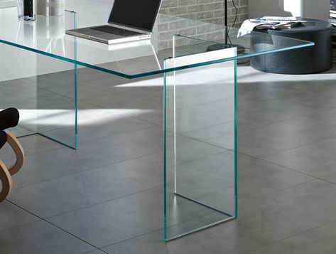 Glass Office Table, Office Table Design Modern, Glass Office Desk, Executive Office Design, Consulting Room, Glass Tables, Glass Desk Office, Office Table Design, Glass Office