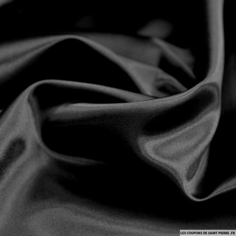 Coat Lining, Black Film, Woolen Clothes, Satin Noir, Clothes Black, Thick Fabric, Design Graphique, Lining Fabric, Black Satin