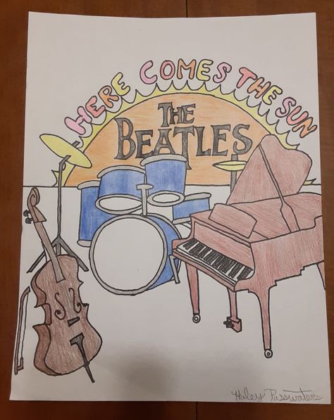 Hand drawn age 12 Song Album Covers Drawing, Hand Drawn Album Covers, Coloring Pages Album Covers, 1 Album Cover Beatles, They Might Be Giants Album Covers, Beatles Albums, My Music, Album Cover Design, Age 12