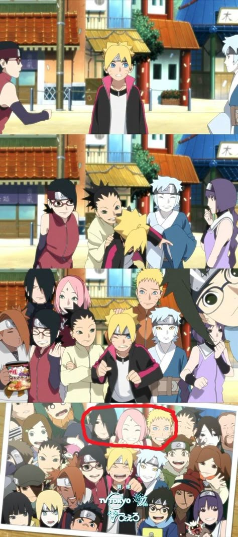 look at our team kakashi or team 7 sakura never changes and they are just my babies i love them forever. Boruto Episodes, Naruto Minato, Boruto And Sarada, Boruto Characters, Naruto Teams, Naruko Uzumaki, Uzumaki Boruto, Naruto Sasuke Sakura, Naruto Shippuden Characters