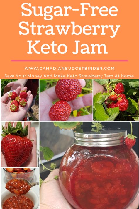 Keto Strawberry Jam is made from the finest ingredients without the grocery store or gourmet food shop costs. Keto Strawberry Jam, Keto Jam, Strawberry Keto, Making Strawberry Jam, Sugar Free Strawberry Jam, Easy Jam Recipe, Strawberry Varieties, Easy Jam, Strawberry Jam Recipe