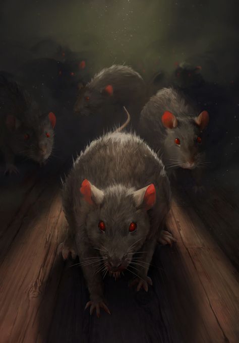 Rat | Witcher Wiki | Fandom Swarm Of Rats Dnd, Rat Swarm Art, Rat Monster Art, Giant Rat Art, Rat Man Art, Rat Aesthetics Dark, Rat Art Dark, Scary Rats, Rat Concept Art