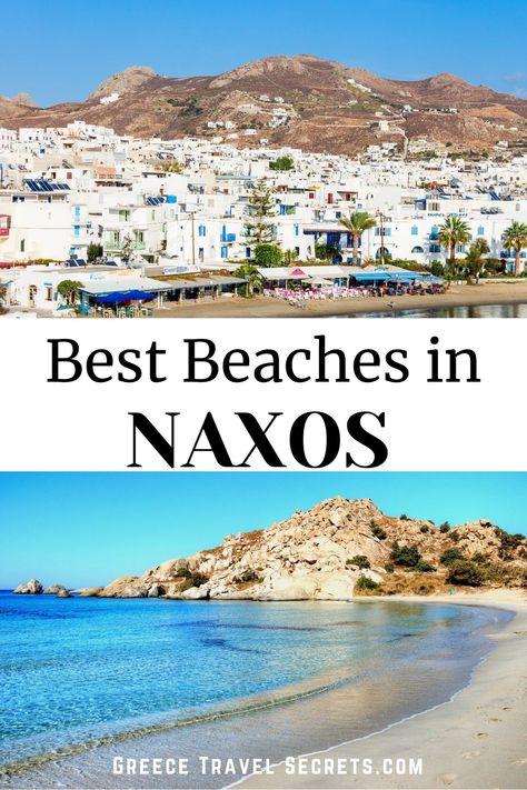 naxos best beaches Travel Inspiration Photography, Beach Highlights, Vacation In Greece, Italy Coast, Greek Islands Vacation, Naxos Greece, Naxos Island, Greek Travel, Sunken City