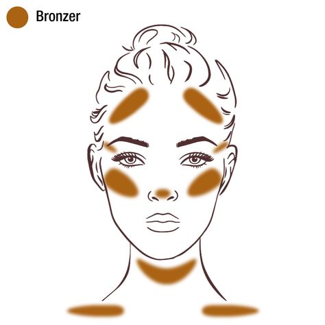 Bronzer Vs Contour: What's The Difference? | Charlotte Tilbury Bronzer Vs Contour Application, Where To Put Bronzer, Charlotte Tilbury Cream Contour, Where To Apply Bronzer, Difference Between Contour And Bronzer, Highlight Bronzer Contour, Bronzer Vs Contour, Bronzer And Contour, Apply Bronzer