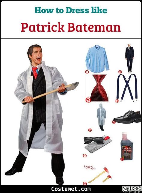 Patrick Bateman Inspired Outfit, American Physco Female Costume, American Physco Halloween, Patrick Bateman Costume Men, American Pshyco Fantasia, American Pshyco Halloween Costume, Halloween Patrick Bateman, Girl Patrick Bateman Costume, American Physco Costumes