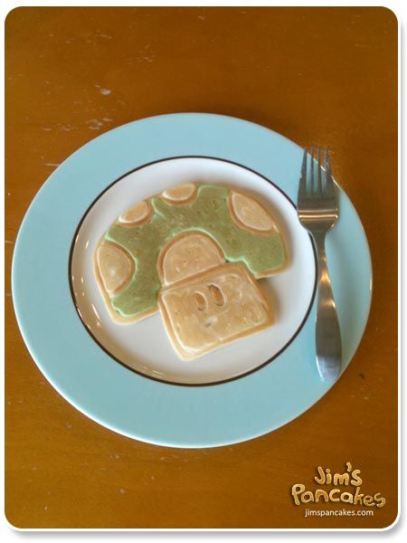 Fun and creative pancakes website. Mario Pancakes, Emperors Pancake, Monster Pancakes, Pikachu Pancake, Disney Pancakes, Pancake Art, Breakfast Pancakes, Fusion Food, Breakfast For Kids