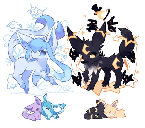 Eeveelution fusions | Eevee | Know Your Meme Pokemon Mix, Eevee Cute, Kartu Pokemon, Pokemon Variations, Solgaleo Pokemon, Pokemon Eevee Evolutions, Pokemon Fusion Art, Oc Pokemon, Pokemon Breeds