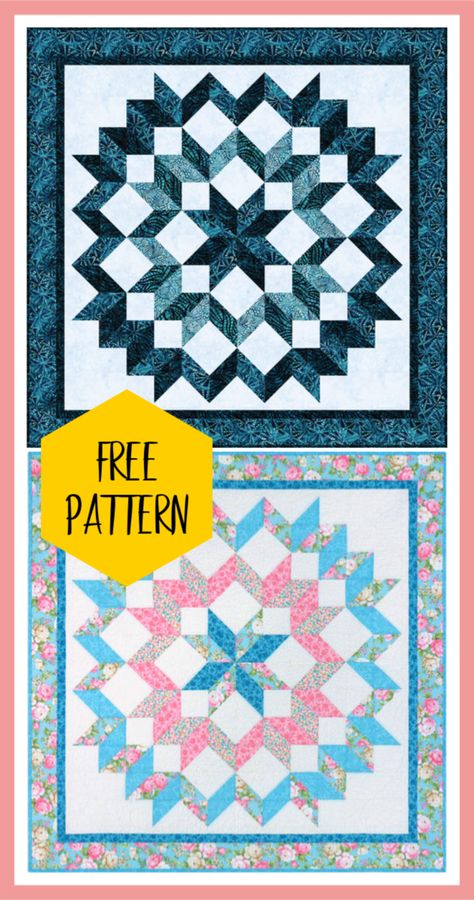 King Size Carpenter Star Quilt Pattern, Hst Patterns Quilt, Quick And Easy Quilt Patterns, 2 Block Quilts, Quilt Color Combinations Colour Palettes, Kalidascope Quilts, Star Blocks For Quilts, Half Square Triangle Quilts Ideas, Lonestar Quilt Pattern