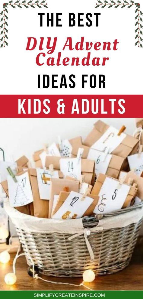 Advent Calendar Ideas For Kids, Advent Calendars For Adults, Calender Gift, Advent Calendar For Adults, Diy Advent Calendar Ideas, Adult Advent Calendar, Christmas Advent Calendars, Ideas For Your Boyfriend, Advent Diy