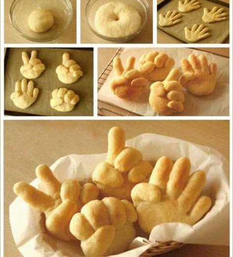 Diy Mat, Design Cibo, Mojito Recept, Bread Shaping, Bread Art, God Mat, Funny Food, Fun Kids Food, Food Humor