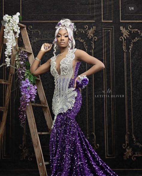 Grade Dresses, Sequin Mermaid Prom Dress, Wedding Guest Gowns, Prom Inspiration, Purple Prom, Gold Prom Dresses, Gorgeous Prom Dresses, Prom Girl Dresses, Mermaid Evening Gown