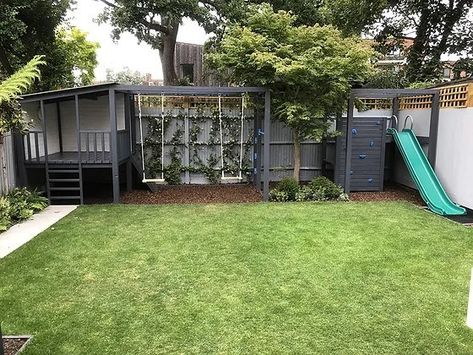 Back Garden Play Area, Small Child Friendly Garden, Small Yard Kids Play Area, Small Backyard Kids Play Area, Garden Gym Outdoor, Small Backyard For Kids, Kids Play Area Garden, Small Backyard Play Area For Kids, Garden Play Area Ideas