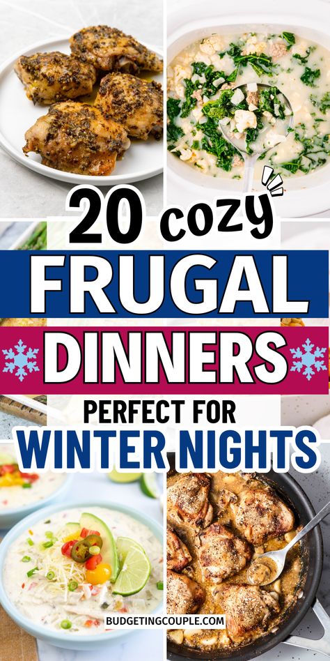 Cheap Winter Dinner Recipes: crockpot soup recipes healthy, Inexpensive meals for a crowd, Budget friendly meals keto Cheap Meals For Large Families Healthy, Comfort Family Meals, Cheap Crowd Meals, Inexpensive Healthy Meals Families, Healthy Dinner For Large Family, Cheap Dinners For Big Families, Easy Few Ingredient Dinners, Large Family Dinner Recipes, Inexpensive Family Meals