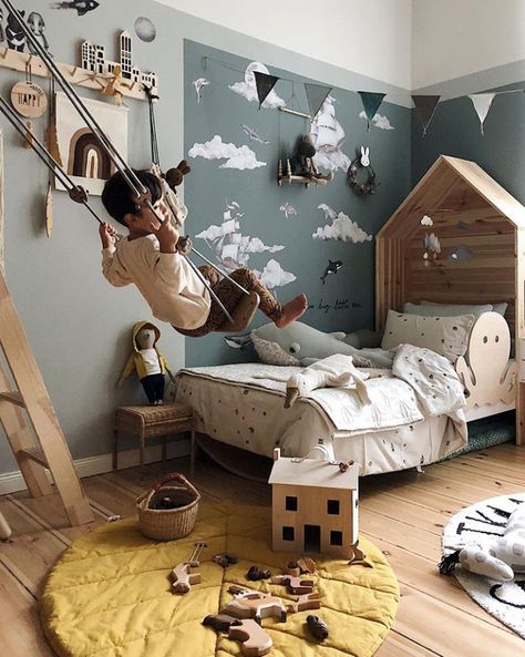 Instagram Find: Viktoria’s Awe-Inspiring Kids Rooms Filled With Pretty Design Kids Bedroom Designs, Kids Bedroom Design, Kids Room Inspiration, Kids Room Design, Boy's Bedroom, Toddler Room, Pretty Design, Tv Stands, Kids Rooms