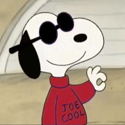 Joe Cool, Charlie Brown And Snoopy, Cartoon Dog, Charlie Brown, Snoopy, I Love, On Twitter, Twitter