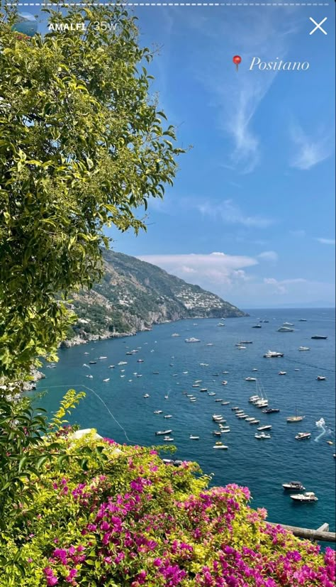 Amalfi Coast Italy Yacht, Positano Instagram Story, Italy Instagram Story, Amalfi Aesthetic, Positano Aesthetic, Amalfi Coast Aesthetic, Italy Summer Aesthetic, Positano Italy Amalfi Coast, Instagram Story Aesthetic