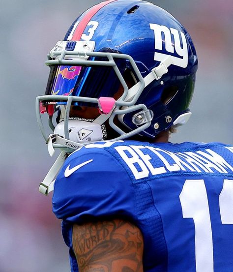 Why Sporting News lists the 49ers as one of three reasonable trade destinations for Odell Beckham Jr. Nfl Players With Visors, Obj Giants, Odell Beckham Jr Giants, Odell Beckham Jr Wallpapers, Broncos Wallpaper, Football Drip, Nfl Saints, Football Poses, Jalen Ramsey