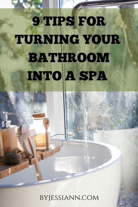 Spa Bathroom Ideas Luxury Spa Aesthetic Bathroom, Masculine Spa Bathroom, Spa Theme Bathroom Ideas Master Bath, White Spa Bathroom Ideas, Spa Feeling Bathroom, Spa Bathroom At Home, Spa Bathroom Decor Master Bath, Spa Tub Decor Ideas, Spa Shower Ideas Walk In