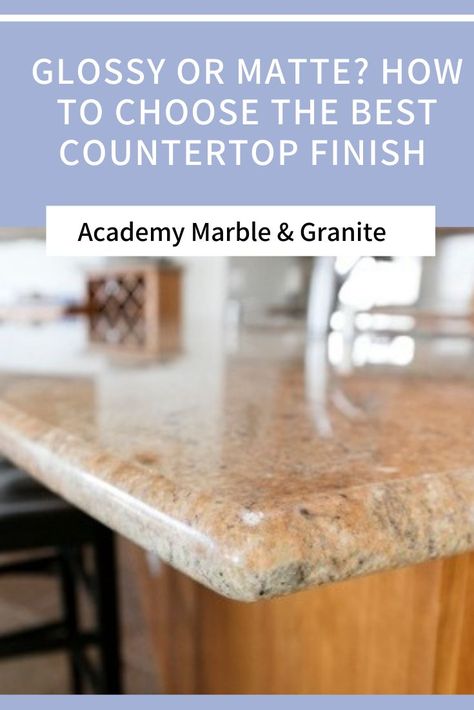 Glossy or Matte? How to Choose the Best Countertop Finish Engineered Quartz, Countertop Surfaces, Quartzite Countertops, Marble Granite, Marble Stones, Hard Time, Rye, Granite Countertops, Kitchen Countertops