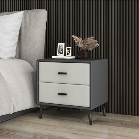 Splendid Decor Wooden Side End Table with Drawer and Table for Bedroom. (Grey White) 44% off Grey Side Table Bedroom, Grey Side Table, End Table With Drawer, End Tables With Drawers, Table For Bedroom, Side End Table, Side Tables Bedroom, Grey Room, Kitchen Dining Furniture