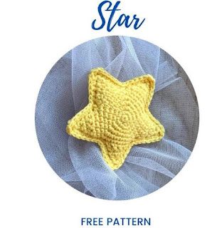 Crochet Shapes, Free Pattern Crochet, Crochet Star, Crochet Stars, Crochet Decoration, Amigurumi Free, Love Crochet, Amigurumi Free Pattern, Pattern Crochet