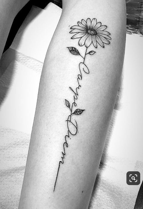 #wattpad #random Pretty self explanatory^^^ Beautiful Flower Tattoos, Writing Tattoos, Sunflower Tattoos, Tunnel Vision, Tattoo Font, Pola Sulam, Sunflower Tattoo, Tattoos For Daughters, Unique Tattoo