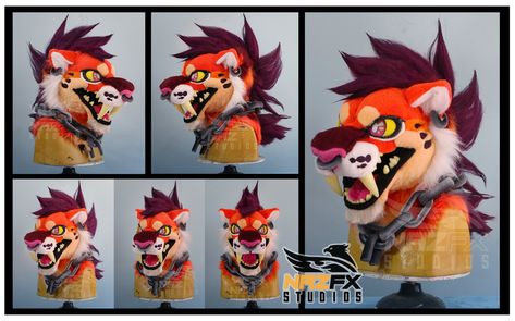 Sabertooth Fursuit, Snake Fursuit, Tiger Fursuit, Saber Tooth Tiger, Fursuit Making, Fursuit Tutorial, Fur Suits, Fursuit Head, Art Reference