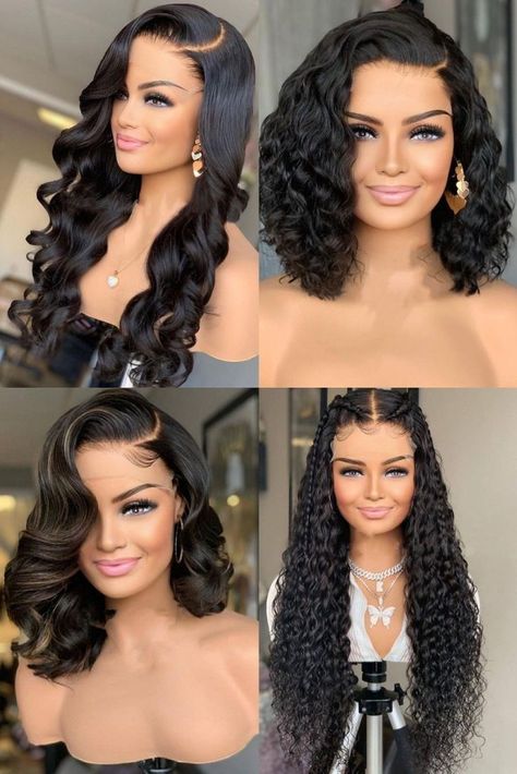 🔥🔥🔥🔥😍😍 | Front lace wigs human hair, Human hair lace wigs, Hair twist styles Updo Braid Styles For Black Women, Part Wigs, Braided Hairstyles For Black Women Cornrows, Affordable Wigs, Wig Styling, Cheap Wigs, Quick Weave Hairstyles, U Part Wigs, U Part