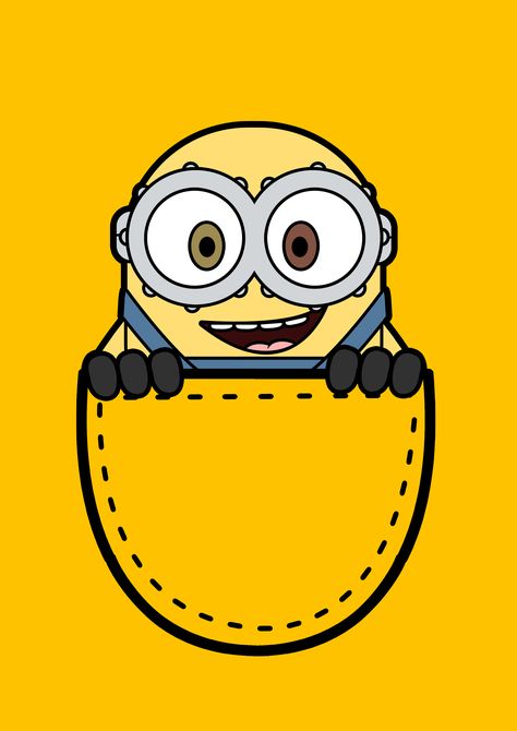 Wear this Minions Bob In The Pocket t-shirt as part of a costume or casual clothing. Minions Bob, Cartoons Characters, Funny Cartoon Characters, Chibi Characters, Pocket Shirt, Pocket Tshirt, Casual Clothing, Funny Cartoons, Minion