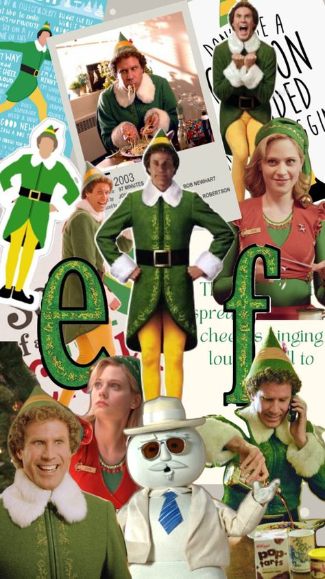 Elf movie collage Christmas wallpaper Elf Movie Wallpaper Iphone, Christmas Wallpaper Elf Movie, Collage Christmas Wallpaper, Collage Christmas, Movie Collage, Elf Movie, Collage Wallpaper, Christmas Phone Wallpaper, Cute Christmas Wallpaper