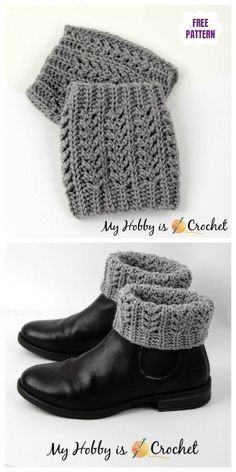 Crochet Boot Cuff, Boot Cuff Pattern, Crochet Boot Cuffs, Crochet Leg Warmers, Boot Cuff, Boots Ideas, Crochet Boots, Crochet Socks, My Hobby