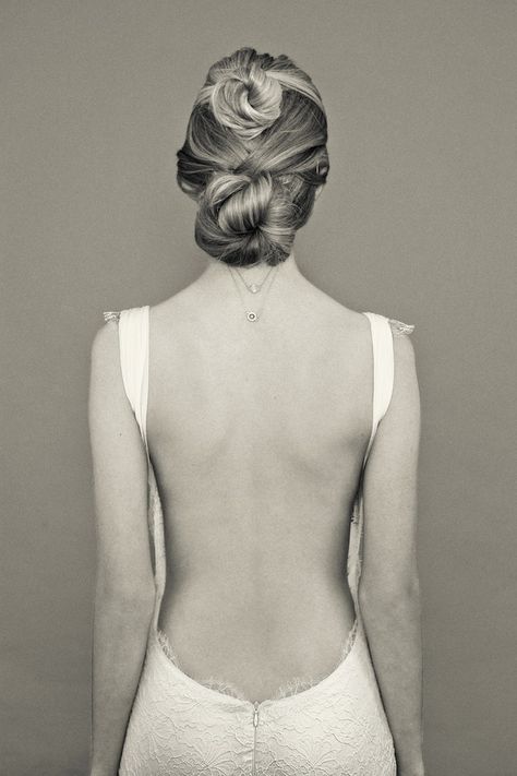 low back and delicate lace edges by Katie May Delicate Wedding Dress, Wedding Gown Backless, Katie May, Back Wedding Dress, Backless Wedding, New Wedding Dresses, Backless Wedding Dress, Great Hair, Up Girl