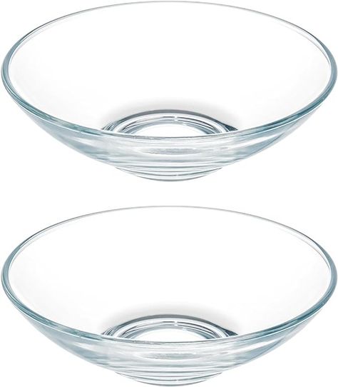 Amazon.com: FOYO Clear Glass Bowls 15oz, Cereal Bowls, Pasta Bowls, Glassware Soup Bowls, Dessert Bowls, Salad Bowls, Mixing Bowls 7 inch Set of 2 : Home & Kitchen Shallow Bowls, Prep Bowls, Transparent Material, Clean Dishwasher, Soup Bowls, Glass Bowls, Pasta Bowls, Dessert Bowls, Mixing Bowls