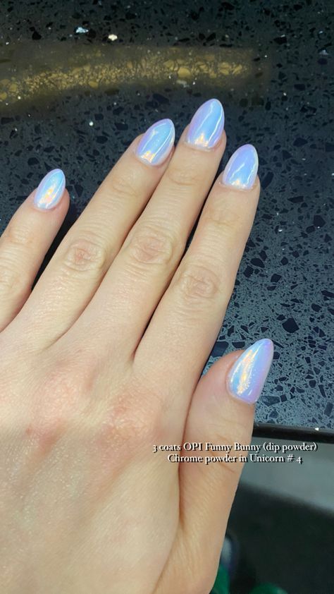 Unicorn Glaze Nails, Glazed Donut Nails Opi, Funny Bunny Nails, Glazed Donut Nails, Donut Nails, Opal Nails, Nails Opi, Light Blue Nails, Bunny Nails