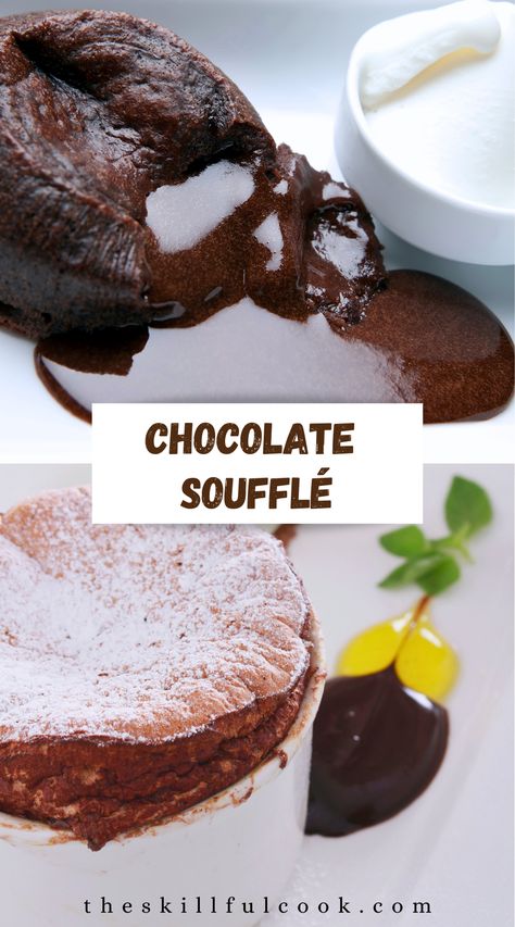 Rich and airy chocolate soufflé, perfect fall and winter dessert.Self Saucing Pudding,Souffle Recipes,Chocolate Souffle,Individual Desserts,Chocolate Pudding Chocolate Souffle Recipe, Self Saucing Pudding, Christmas Appetizers Easy, Winter Dessert, Cozy Gathering, Souffle Recipes, Chocolate Souffle, Individual Desserts, Cupcake Icing