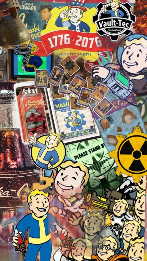 Fallout#show #fallout#scary Vault Boy Fallout, Fallout Wallpaper, Fallout Posters, Fallout Funny, Fallout Fan Art, Mid Century Modern Poster, Fallout 3, Fall Out 4, Cool Wallpapers Art