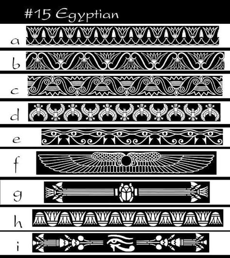 Egyptian Design Pattern Ancient Egypt, Egyptian Motifs Pattern, Egypt Pattern Design, Pharonic Design Ancient Egypt, Egyptian Border Design, Pharonic Pattern, Egyptian Pattern Design, Ancient Egypt Pattern, Egyptian Design Pattern