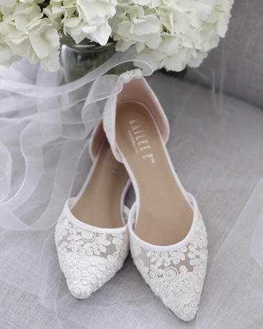 Ivory Crochet Lace Wedding Flats with Pearls – Kailee P. Inc. Lace Wedding Flats, Wedding Shoes Bridesmaid, Designer Wedding Shoes, Wedding Shoes Comfortable, Bridal Flats, Wedding Shoes Bride, White Wedding Shoes, Wedding Shoes Flats, Wedding Flats