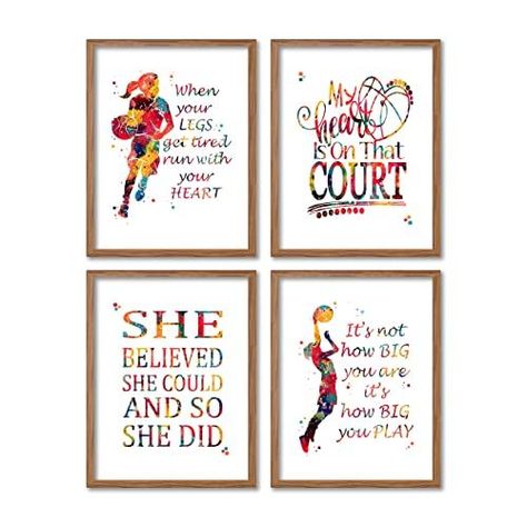 Girls Basketball Room, Girls Sports Bedroom, Ava Rae, Basketball Room Decor, Basketball Bedroom, Basketball Coaching, Kid's Playroom, Basketball Room, Sports Nursery