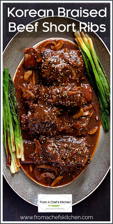 Korean Beef Recipe Instant Pot, Braising Beef Short Ribs, Braised Boneless Beef Ribs, Chinese Beef Ribs, Bbq Braised Beef Short Ribs, Braised Beef Short Ribs Without Wine, Asian Style Beef Short Ribs, Korean Braised Beef Short Ribs, Korean Beef Stew Short Ribs