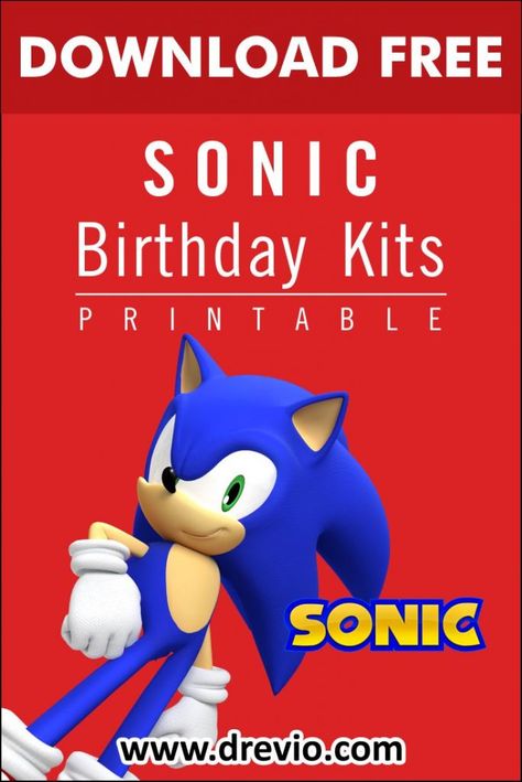 Sonic Party Printables, Sonic The Hedgehog Party Invitations, Free Sonic The Hedgehog Printables, Sonic The Hedgehog Party Decorations, Sonic The Hedgehog Free Printables, Sonic Birthday Printables Free, Sonic The Hedgehog Birthday Invitations, Sonic Birthday Party Decorations Diy, Sonic The Hedgehog Party Ideas