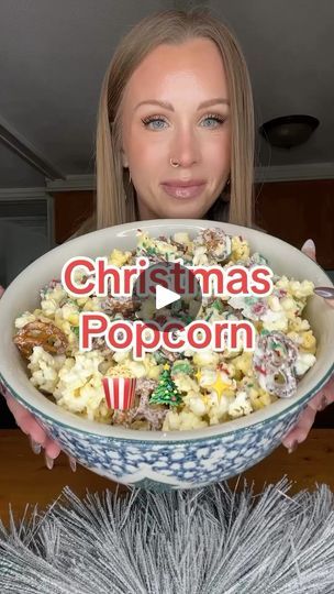 39 reactions | Turn the Traditional Snacks Up Please! 🍿 🥨 🍬. Try this creative and tasty Christmas Popcorn for your next family or friends gathering.🤤 Would you try this recipe?  #tabletastecollection #tabletaste #ttc  #lesh_larson #popcorn #christmas #instagram #insta #instagramreels #viralreels 📸: @lesh_larson | Follow @tabletastecollection For More!  Ingredients:

✨2 bags buttered microwaved popcorn (homemade or microwaved)
✨ 1/2 cup white cake mix powder
✨ 16 ounces white chocolate, melted (or almond bark or candy melts)
✨ 1/2 cup Christmas sprinkles
✨1 bag holiday M&Ms
✨2 big handfuls of pretzels 

Directions:

1. Line a sheet pan with parchment or waxed paper.

2. Place popped popcorn (be sure to remove any unpopped kernels), cake mix powder, M&Ms & pretzels in a large bowl and Popcorn Mix Recipes, Christmas Popcorn Recipes, Popcorn Homemade, Popcorn Christmas, Christmas Popcorn, Popcorn Mix, Waxed Paper, Homemade Popcorn, Christmas Instagram