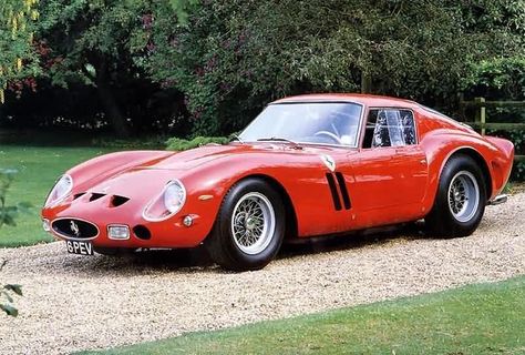 Ferrari 250 GTO (1962) Not only one of the greatest pieces of automotive history to come out to the world, but a definitive turning point for Ferrari in every possible way. In 1960, Bizzarrini was still working for Ferrari and had at its hands the responsibility for the 250 GTO: he cleverly went for the 3 liter V12 and the base body of the 250 GT SWB. He then began working with Scaglietti to work on the body of the Omologata. After many fights with other engineers and old man Enzo himself, B... Ferrari Vintage, Ferrari 250 Gto, New Sports Cars, Ferrari 250, Classic Sports Cars, Ferrari Car, Turning Point, Mustang Cars, Pontiac Gto