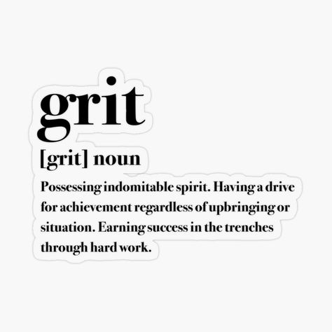 True Grit Tattoo, Grit Definition, Grit Quotes, My Dreams Will Come True, Quotes To Print, Work Hard Dream Big, Dreams Will Come True, Softball Drills, My Why