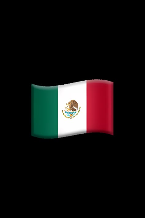 The emoji 🇲🇽 depicts the flag of Mexico. The flag is divided into three vertical stripes of equal size. The left and right stripes are green, while the middle stripe is white. In the center of the white stripe is the national coat of arms, which features an eagle perched on a cactus with a snake in its beak. The eagle is facing left and is surrounded by a wreath of oak and laurel leaves. The flag has a ratio of 4:7. Mexico Flag Aesthetic, Flags Tattoo, Flag Of Mexico, Flag Emoji, Apple Emojis, Emojis Iphone, Hispanic Aesthetic, The Emoji, Mexican Flags